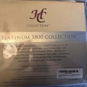 Hotel Collection Platinum 1800 Collection Bedding Sheets - Arctic Ice Blue